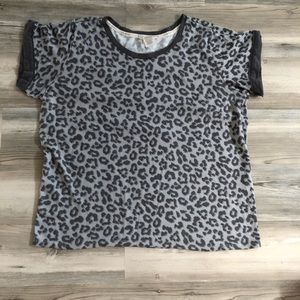 Lucky Brand XL Cheetah Print soft shirt